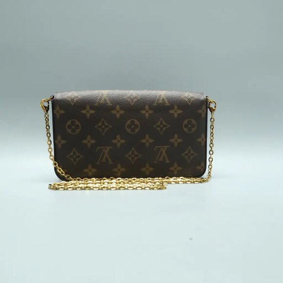 Louis Vuitton Felicie Brown W/P  Monogram Canvas Shoulder Bag 1189-022425 - Picture 2 of 12